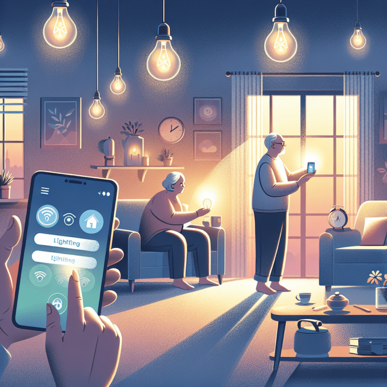 Scheduling Smart Lights for a Safer Home Environment for Seniors