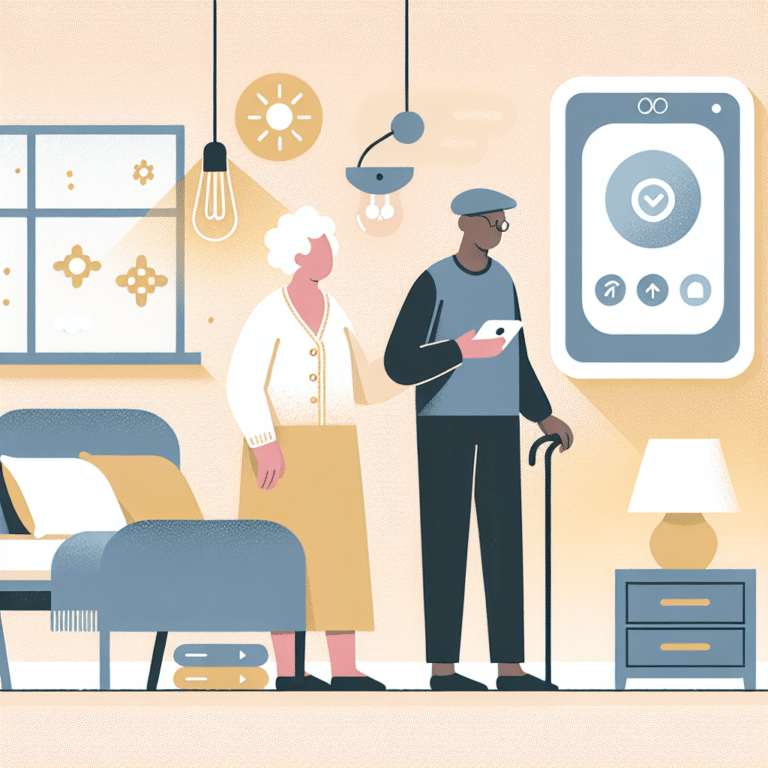 Easy-to-use smart lights for elderly