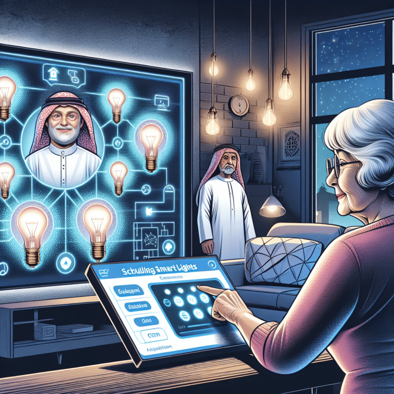 Scheduling Smart Lights for Older Adults
