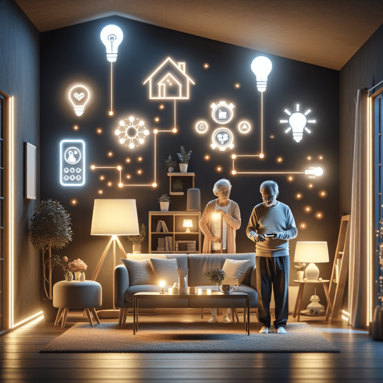 Scheduling Smart Lights for a Safer Home Environment for Seniors